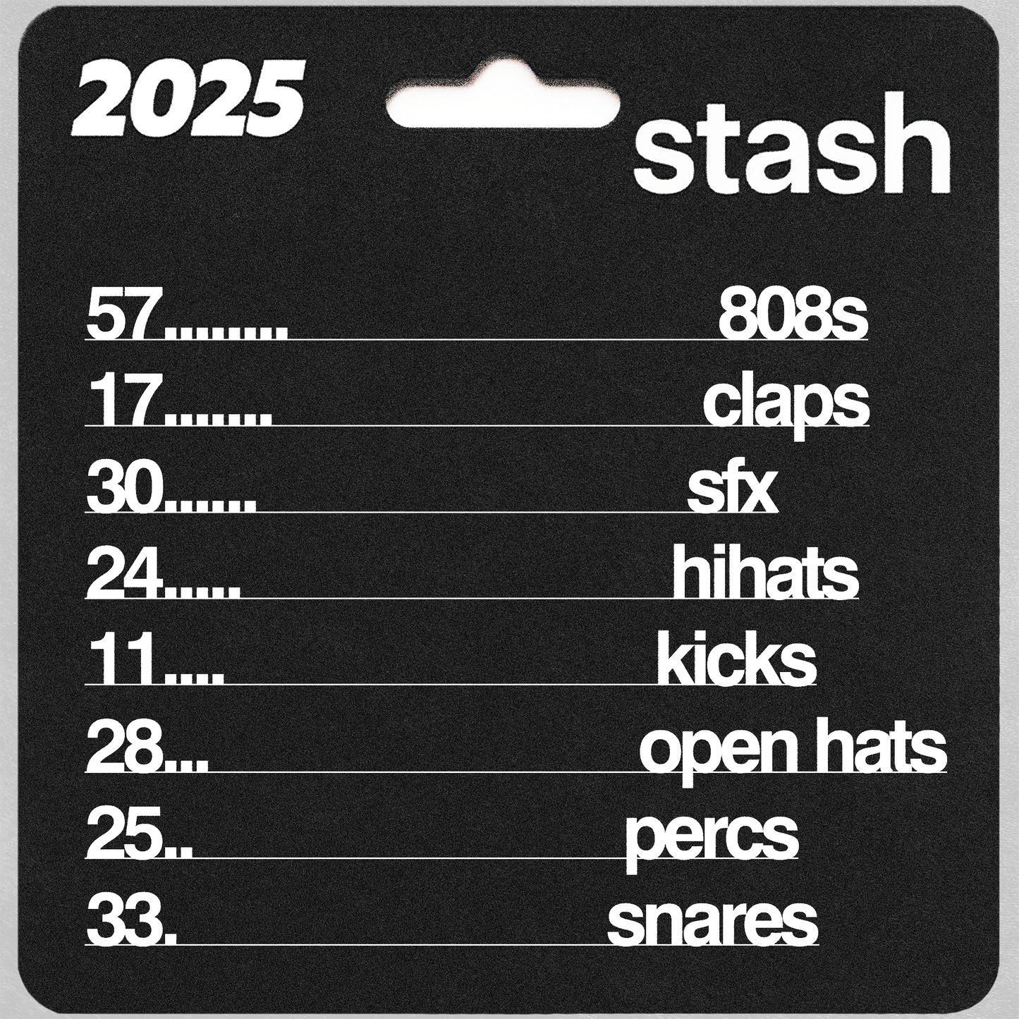 2025 Stash Kit